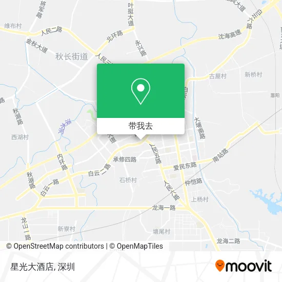 星光大酒店地图