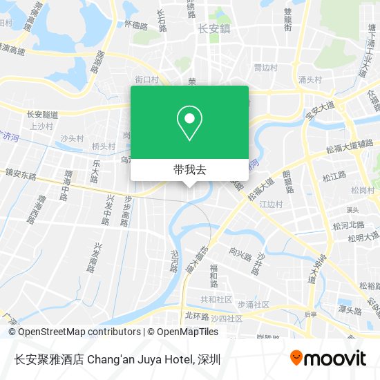 长安聚雅酒店 Chang'an Juya Hotel地图