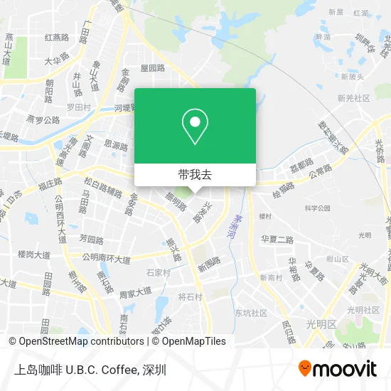 上岛咖啡 U.B.C. Coffee地图