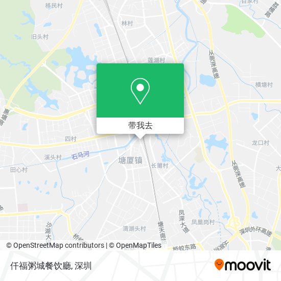 仟福粥城餐饮廳地图