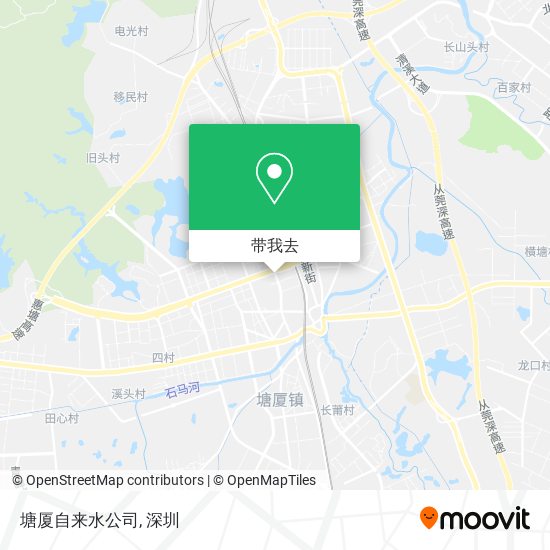 塘厦自来水公司地图