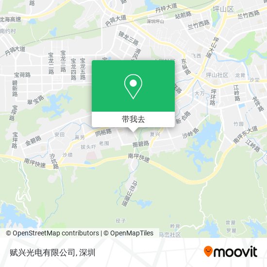 赋兴光电有限公司地图