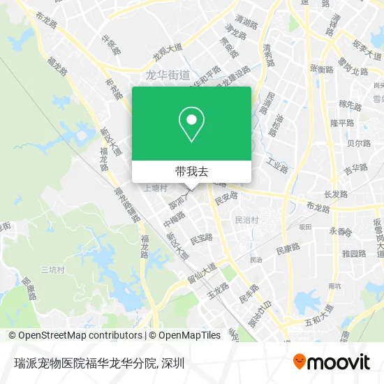 瑞派宠物医院福华龙华分院地图