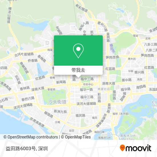 益田路6003号地图