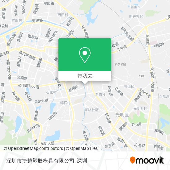 深圳市捷越塑胶模具有限公司地图
