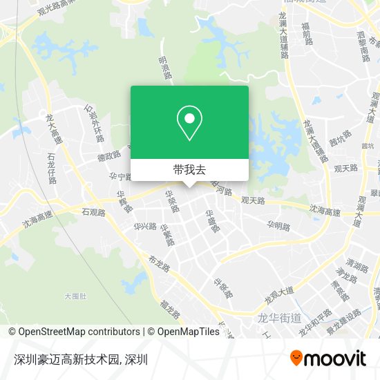 深圳豪迈高新技术园地图