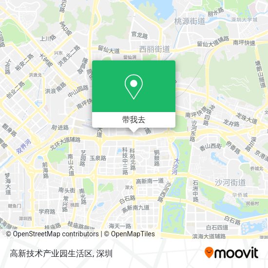 高新技术产业园生活区地图