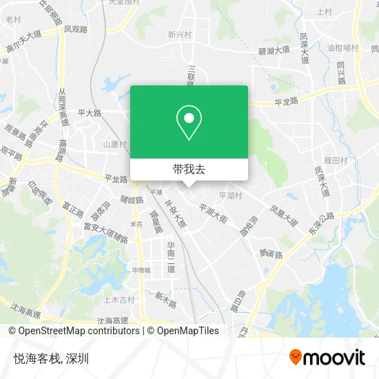 悦海客栈地图