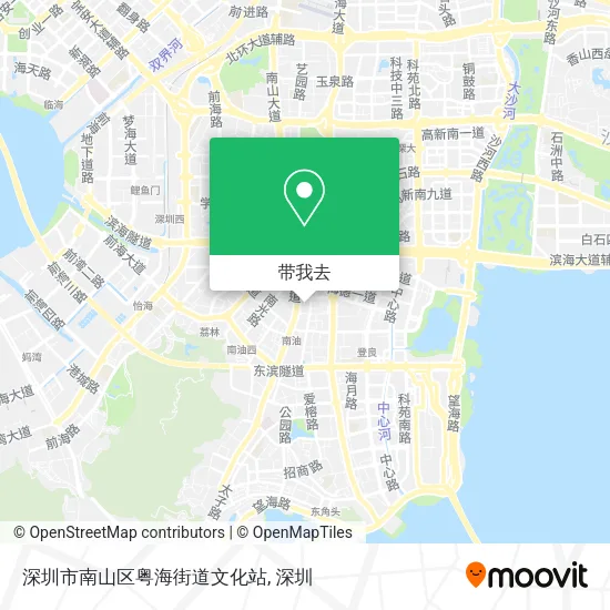 深圳市南山区粤海街道文化站地图