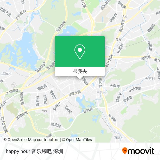 happy hour 音乐烤吧地图