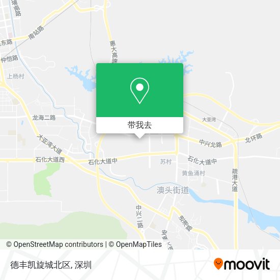 德丰凯旋城北区地图