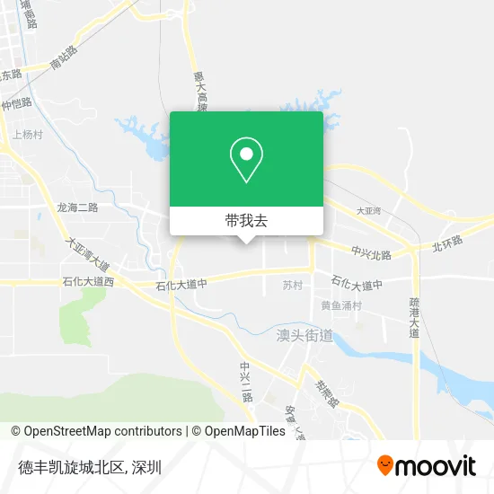 德丰凯旋城北区地图