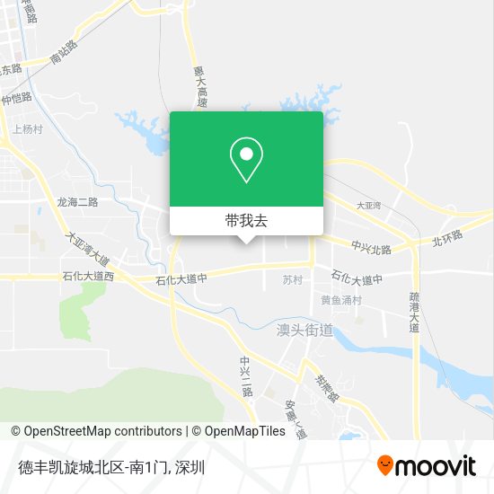 德丰凯旋城北区-南1门地图