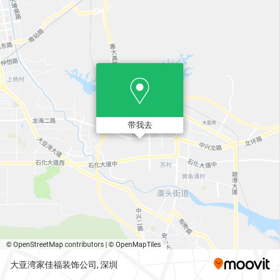 大亚湾家佳福装饰公司地图