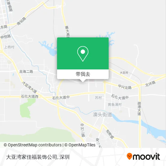 大亚湾家佳福装饰公司地图
