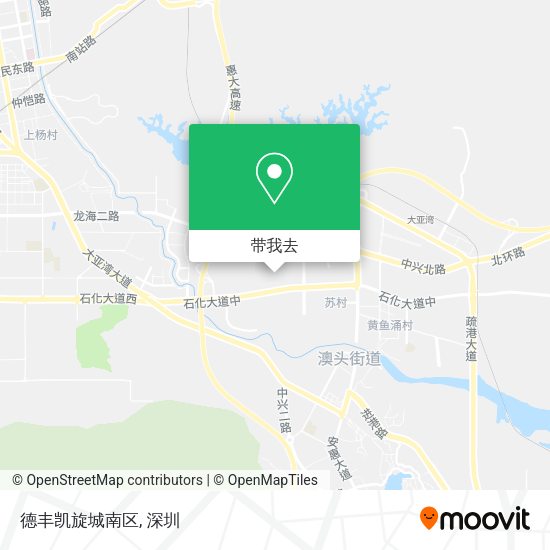 德丰凯旋城南区地图