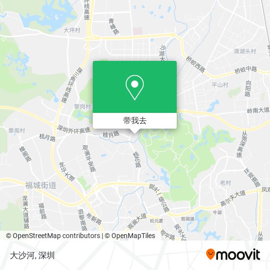 大沙河地图