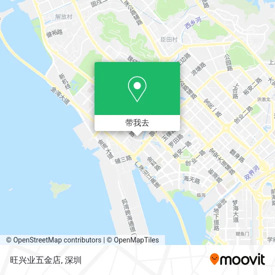 旺兴业五金店地图