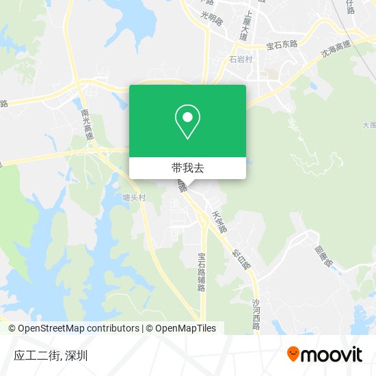 应工二街地图
