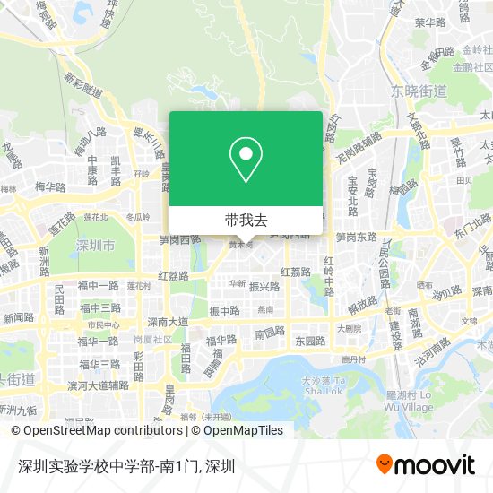 深圳实验学校中学部-南1门地图