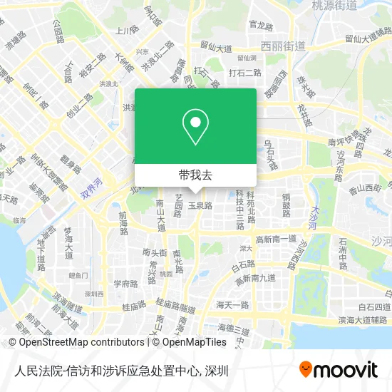 人民法院-信访和涉诉应急处置中心地图