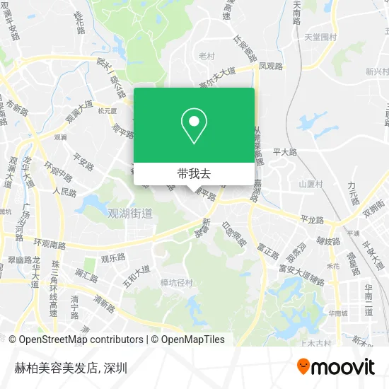 赫柏美容美发店地图