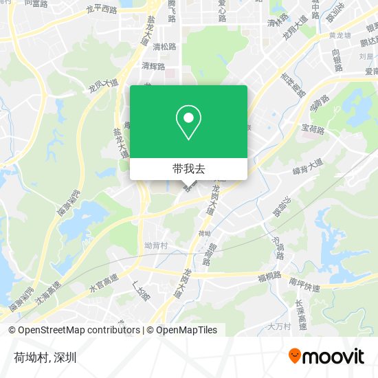荷坳村地图