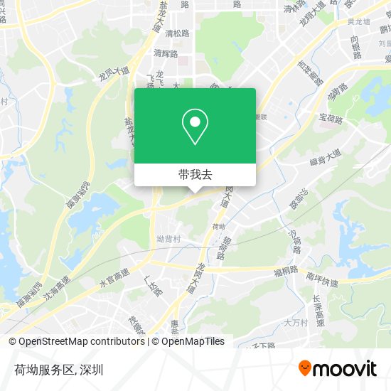 荷坳服务区地图