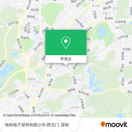 旭程电子深圳有限公司-西北门地图