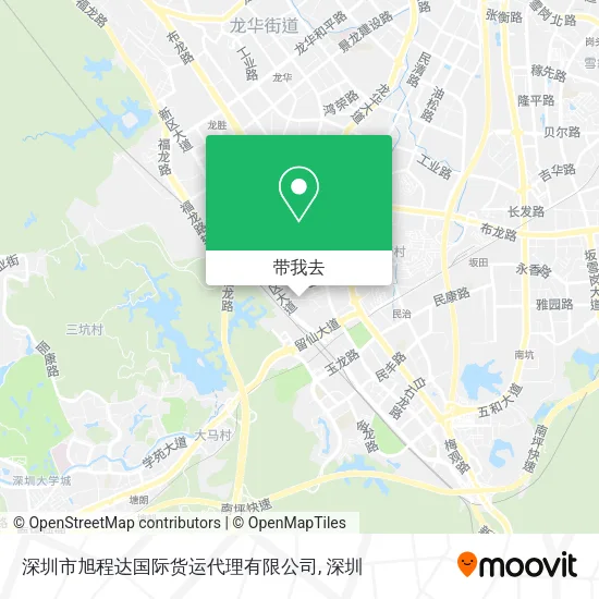 深圳市旭程达国际货运代理有限公司地图