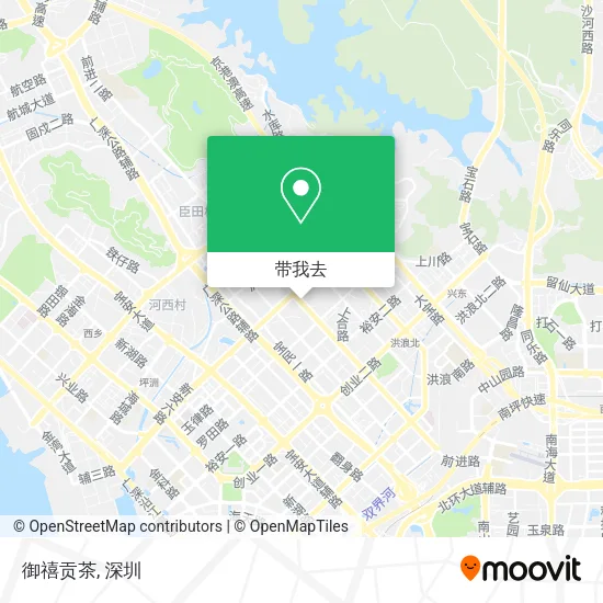御禧贡茶地图