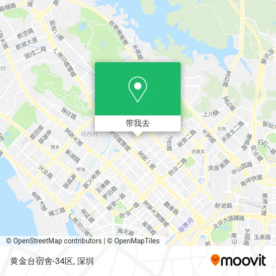 黄金台宿舍-34区地图