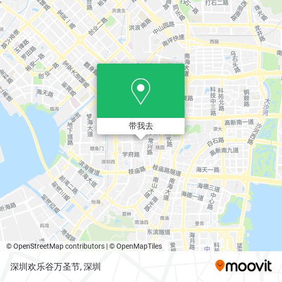 深圳欢乐谷万圣节地图