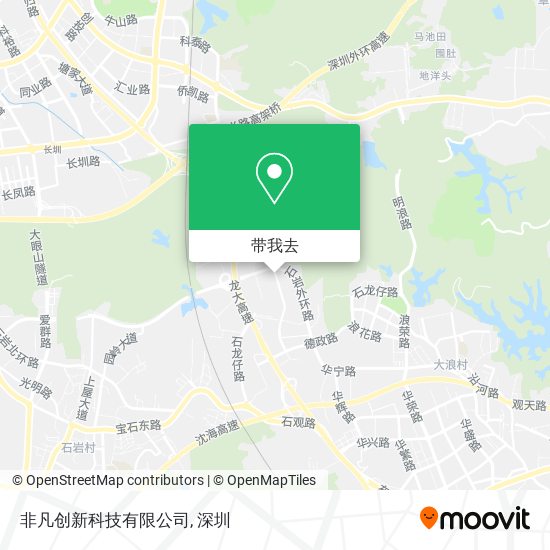 非凡创新科技有限公司地图