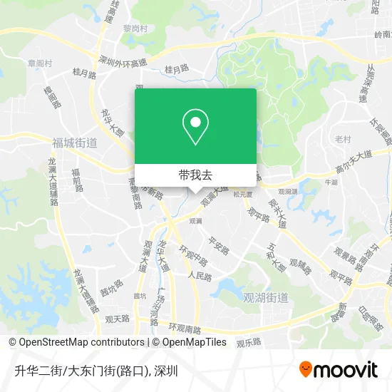 升华二街/大东门街(路口)地图