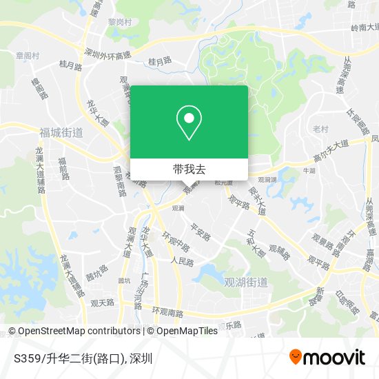 S359/升华二街(路口)地图
