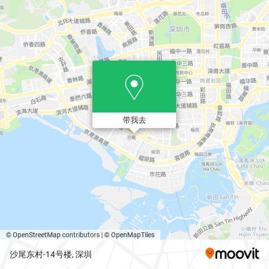 沙尾东村-14号楼地图