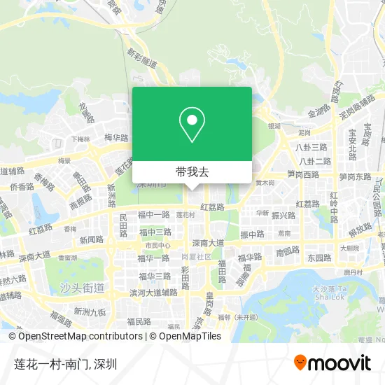 莲花一村-南门地图