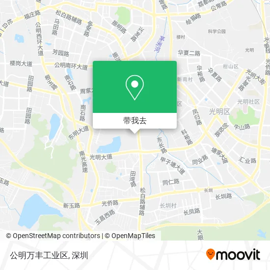 公明万丰工业区地图