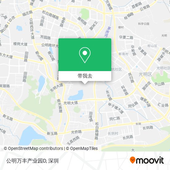 公明万丰产业园D地图