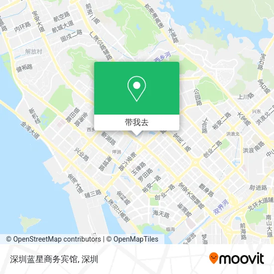 深圳蓝星商务宾馆地图