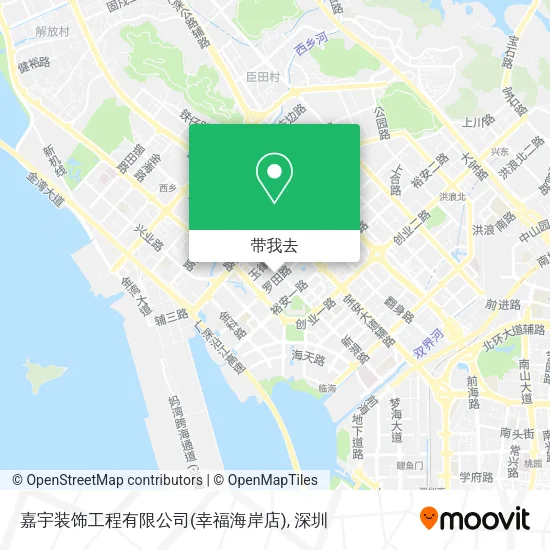 嘉宇装饰工程有限公司(幸福海岸店)地图