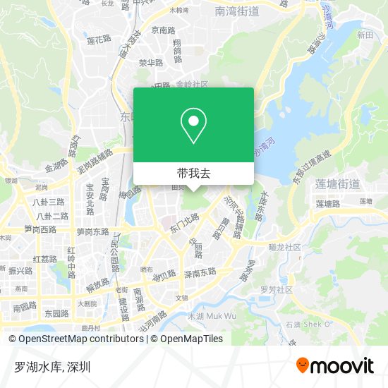 罗湖水库地图