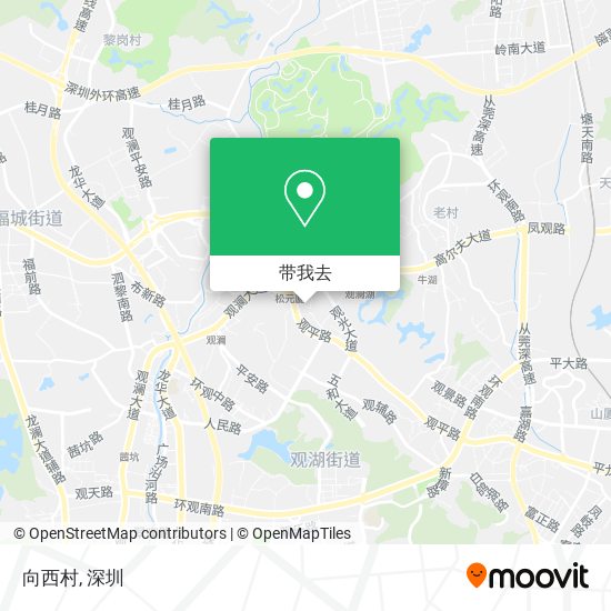 向西村地图