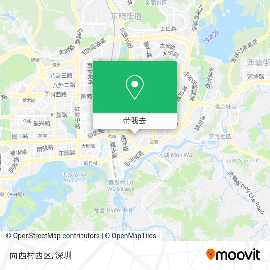 向西村西区地图