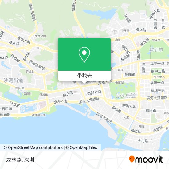 农林路地图