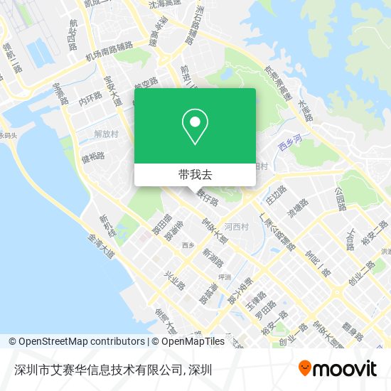 深圳市艾赛华信息技术有限公司地图