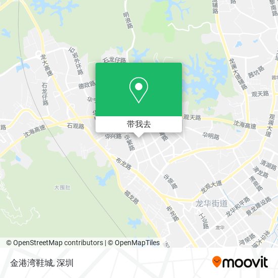 金港湾鞋城地图