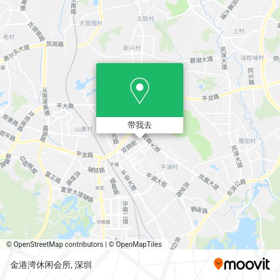 金港湾休闲会所地图