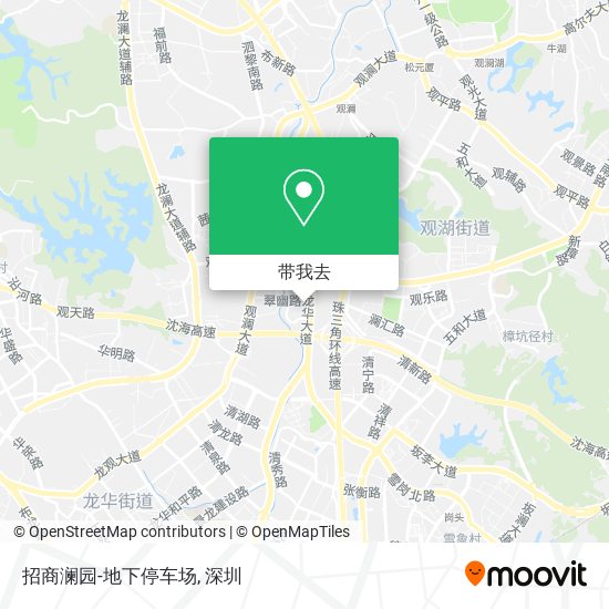 招商澜园-地下停车场地图
